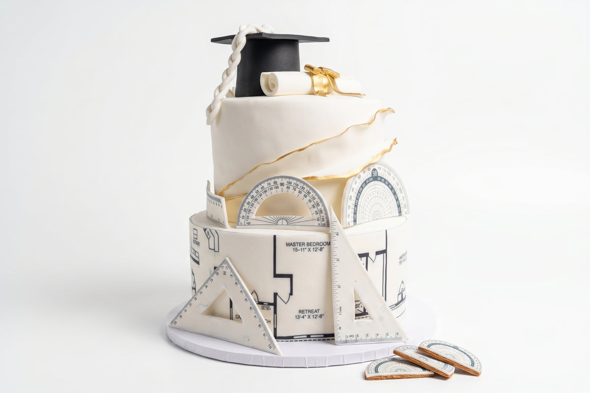 Engineering graduate cake