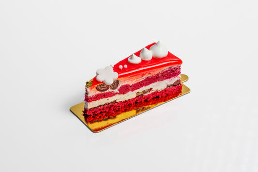 Luxury Red Velvet Cake Slice