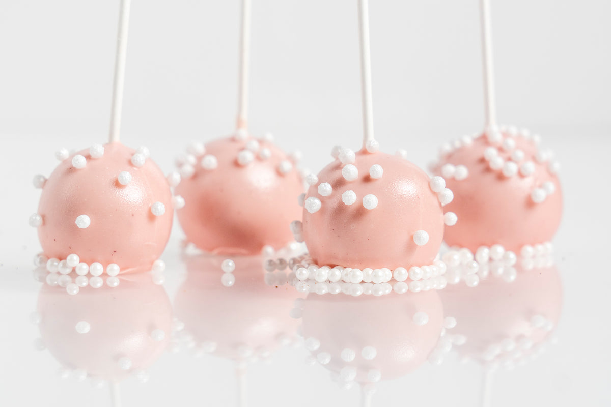 Spring Pink Cake Pops