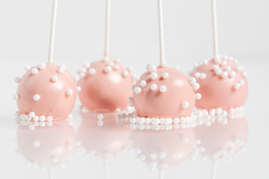 Spring Pink Cake Pops